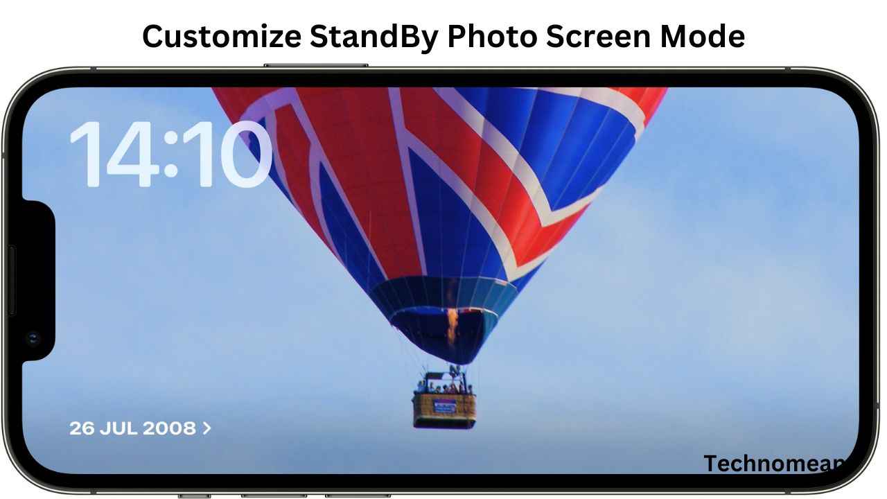 customize photo screen