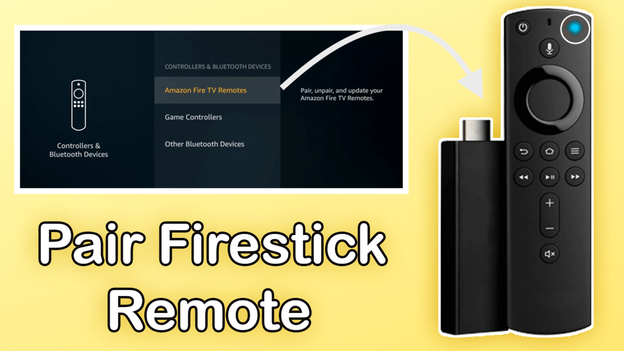 how to pair firestick remote to new tv